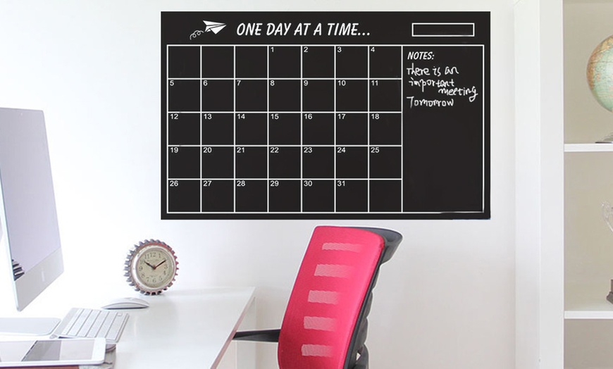 Image 2: Vinyl Blackboard Organiser