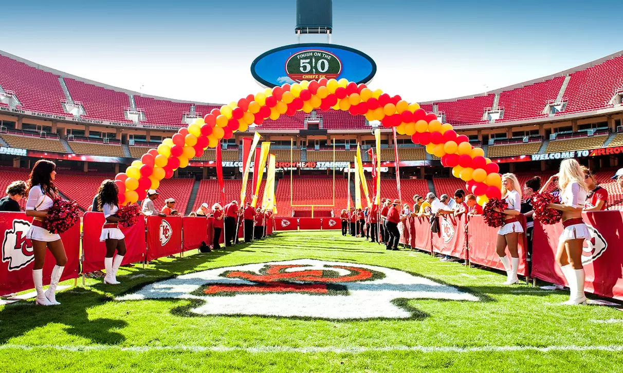 One, Two, or Four Entries for Chiefs 5K Run on Saturday, May 10 (Up to 50% Off) - Primary Image
