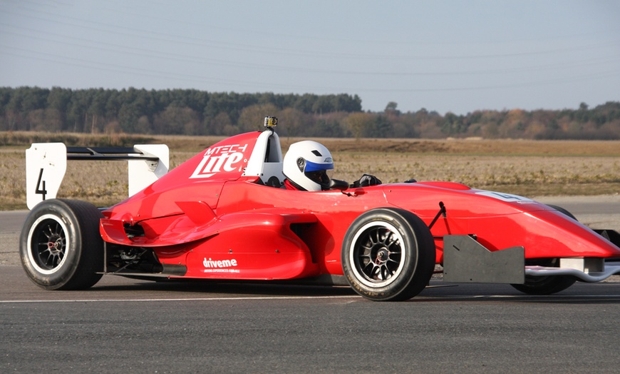 Image 1: Six or Twelve-Lap Race Car Driving at MTech Lite,Three Locations