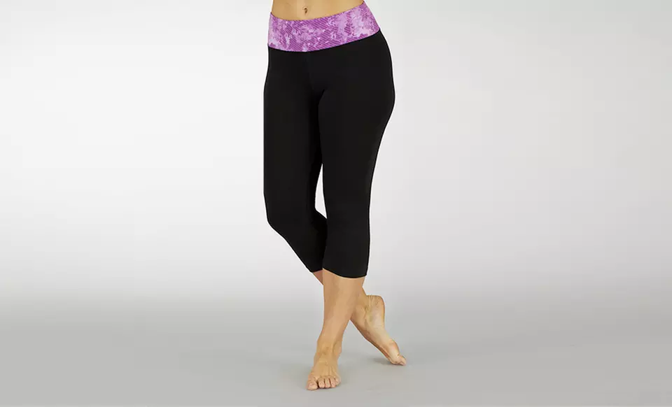 Weekend by Marika Tummy Control Capri Leggings. Assorted Colors. - Second Medium