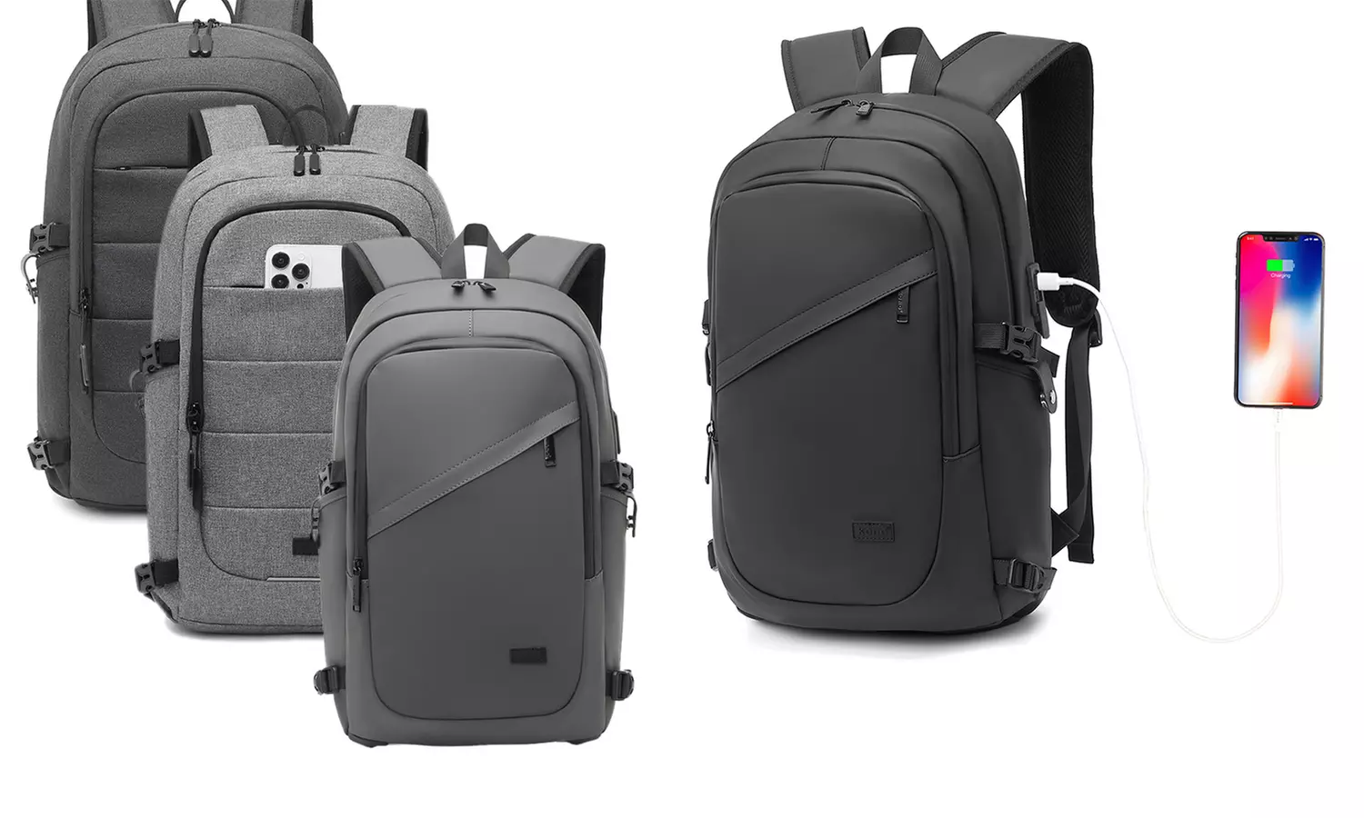 Rugzak voorzien van usb-poort