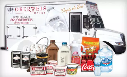 $50 for $100 Worth of Home-Delivered Groceries from Oberweis Dairy - Primary Image