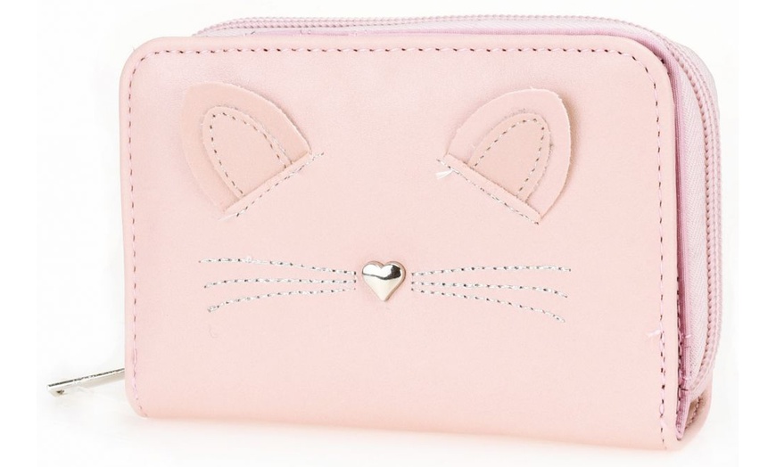 Image 5: Multi-Compartment Cat Wallet