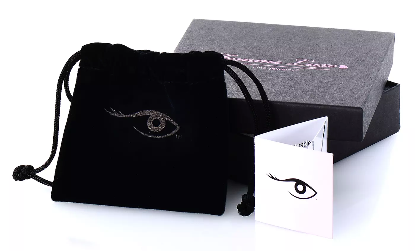 1/2 CTTW Black Diamond Solitaire Earrings - By Femme Luxe - Second Medium