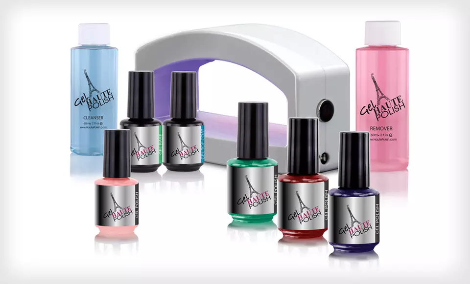 $39.99 for Gel Haute Nail-Polish Kit with LED Light ($98.95 List Price). Two Kits Available. Free Shipping. - Primary Image