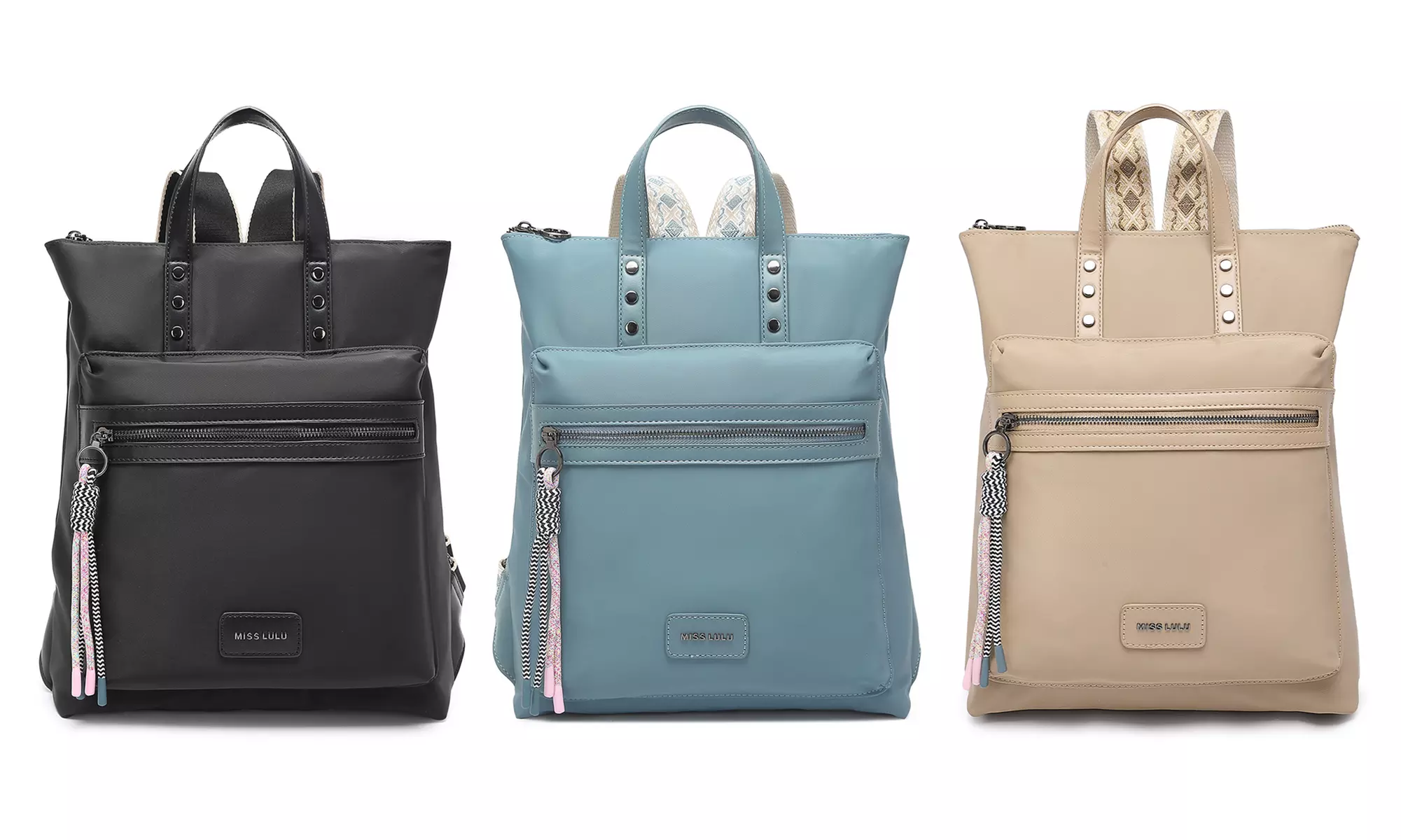 Sac à dos en similicuir LuLu - Primary Image