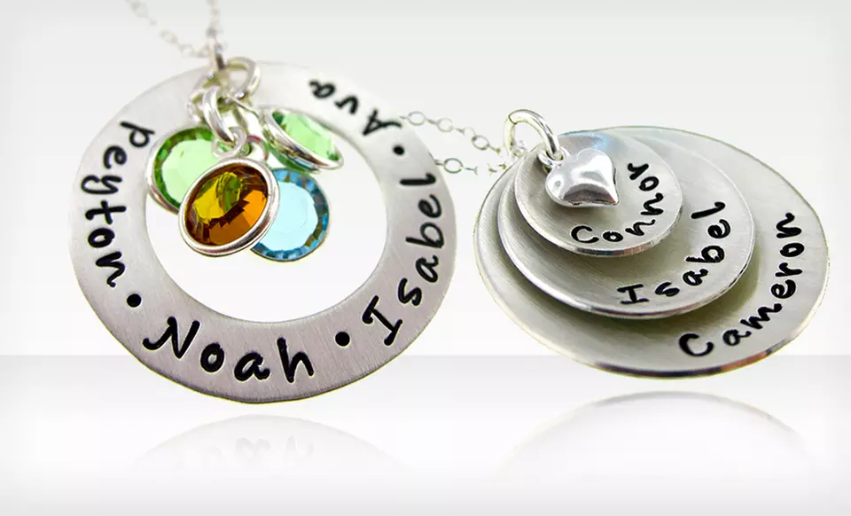 Personalized Jewelry from AJ's Collection (Up to 55% Off). Three Options Available. - Primary Image