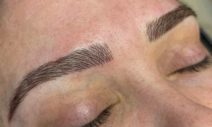 Image 1: Get Perfect Brows with a Microblading Session and Touch Up