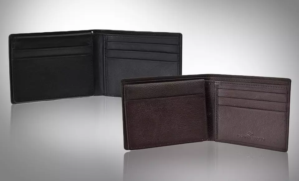 Joseph Abboud Men's Leather Wallet. Multiple Designs and Colors Available. Free Returns. - Primary Image