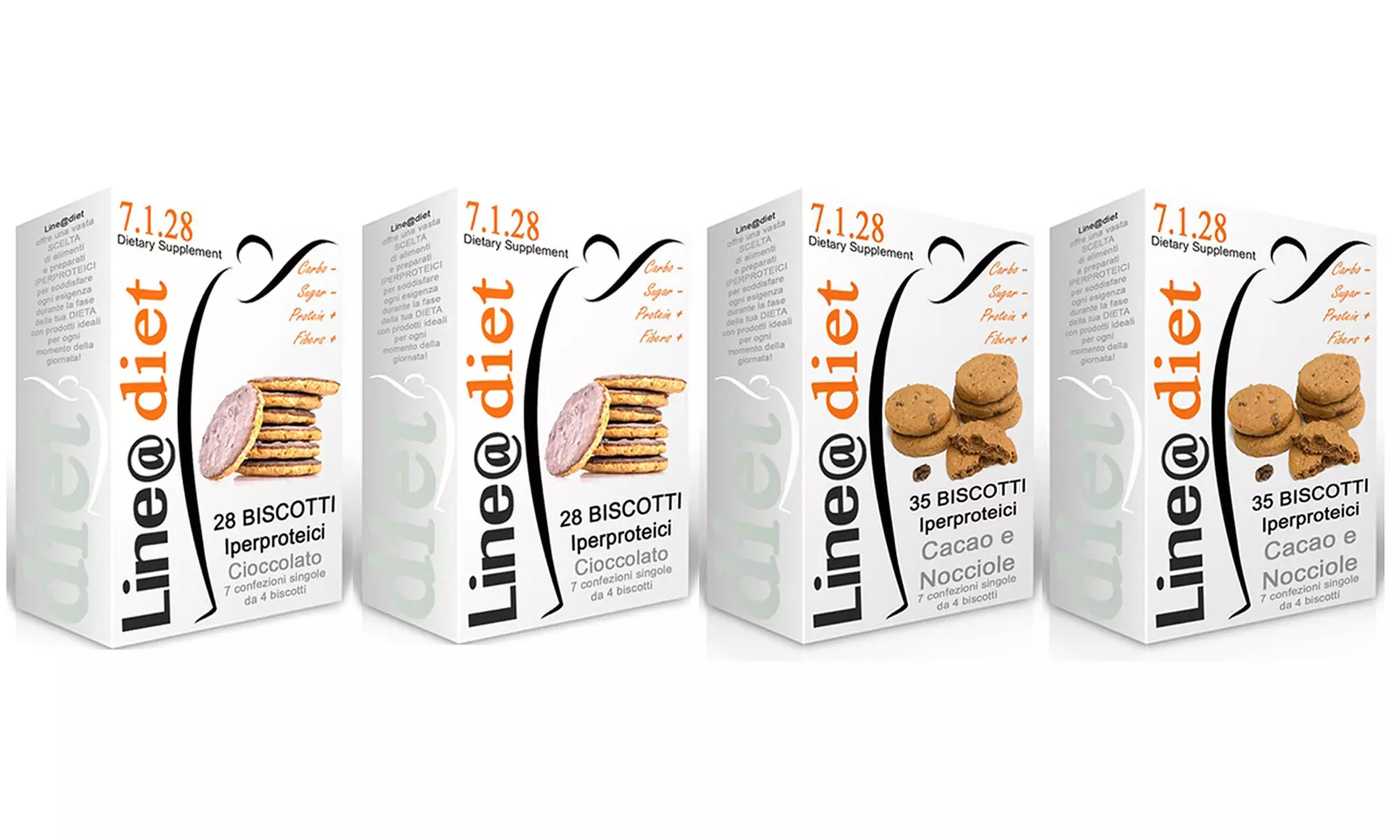 1, 2 o 4 confezioni di biscotti proteici Lineadiet