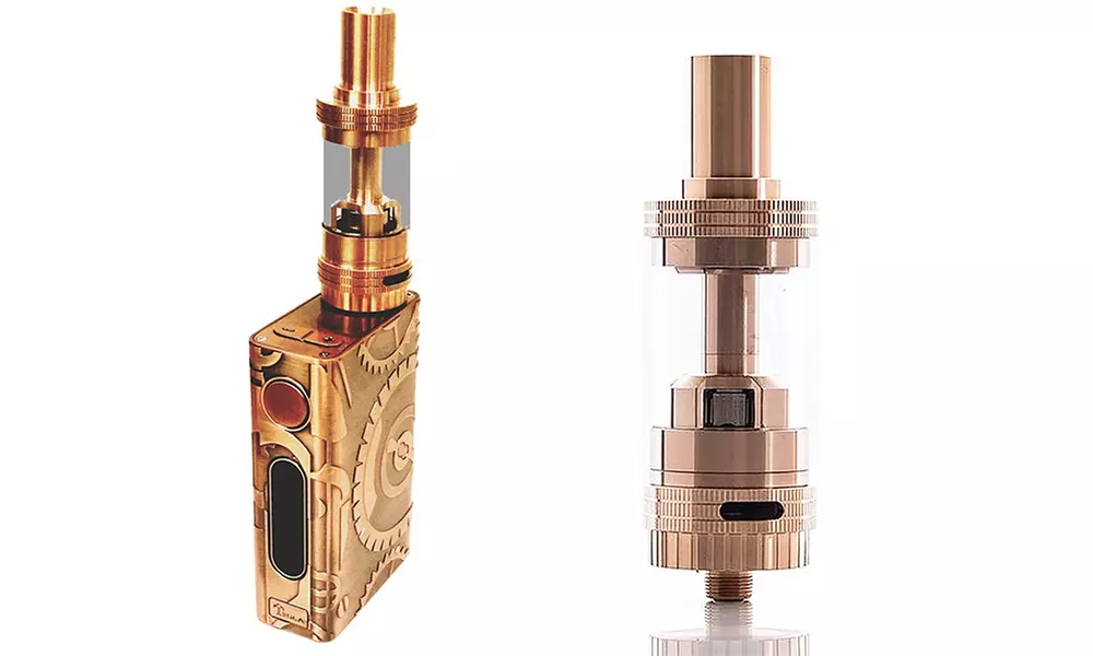 Tesla Nano Steampunk Box Mod Vaporizer Kit (6-Piece) - Primary Image