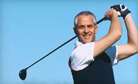 Golf Package with Lesson and Virtual Golf or Choice of Six or 12 Buckets of Range Balls at Blair Oko Golf Academy (Up to 58% Off) - Primary Image