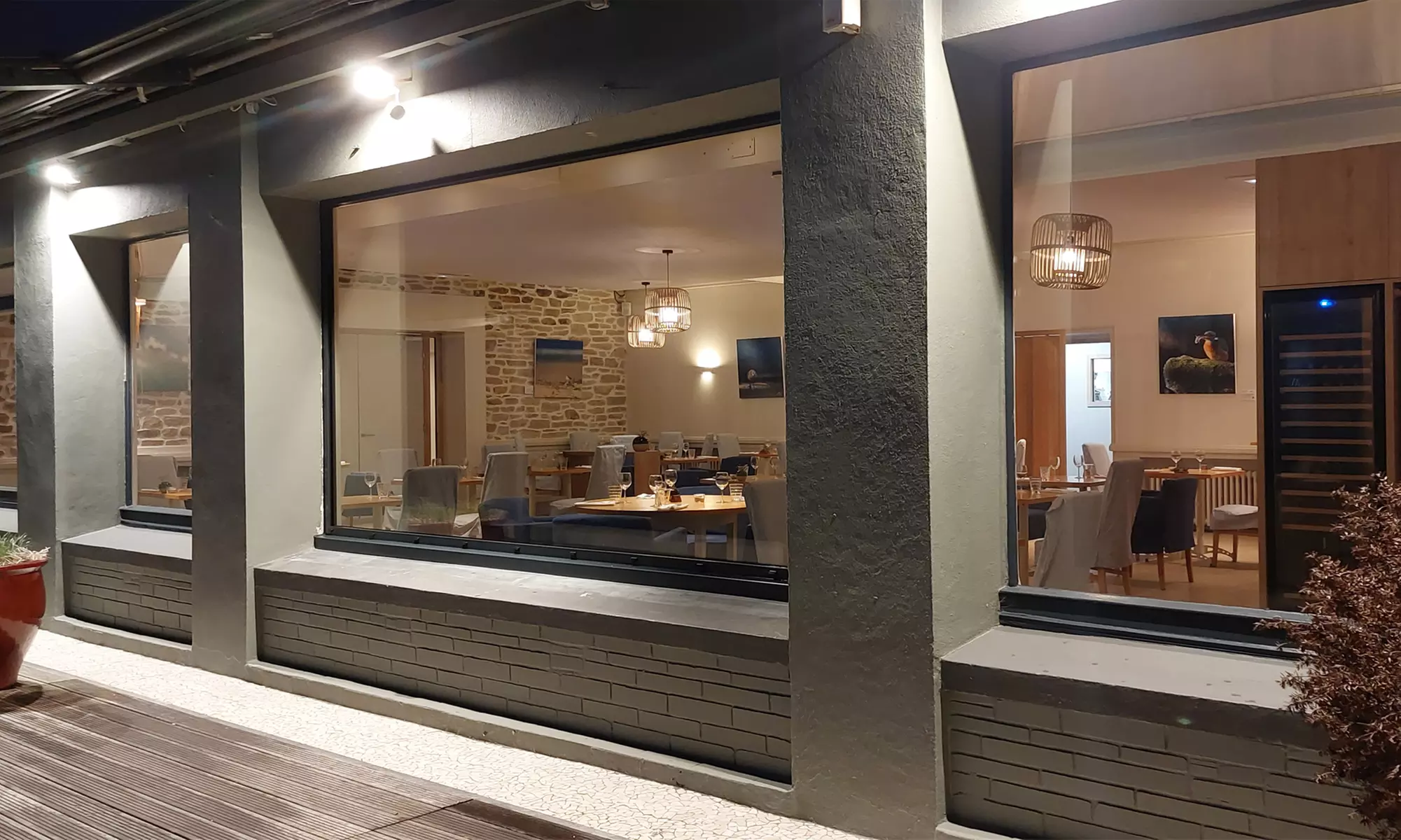 Plouguerneau : chambre double vue mer avec petit-déjeuner en option