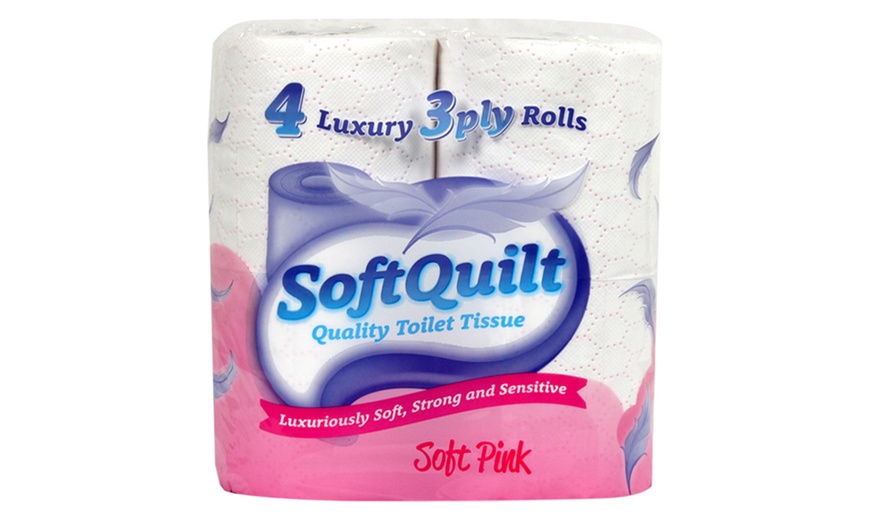 Image 2: Three-Ply Quilted Toilet Paper