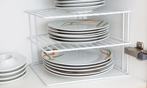 Three-Tier Corner Plate Rack