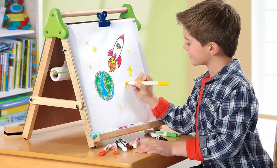 Discovery Kids 3-in-1 Tabletop Easel. Free Returns. - Primary Image