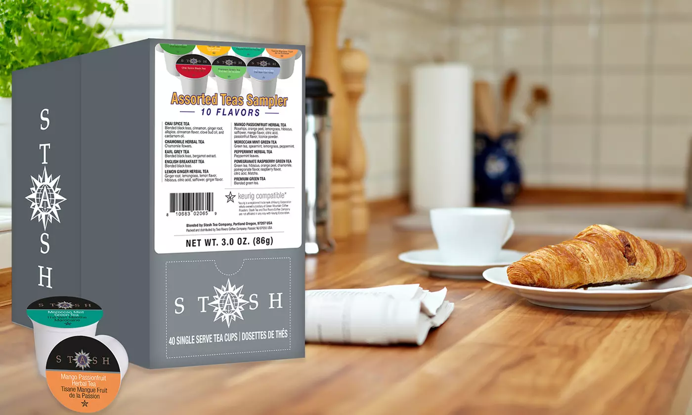 Stash Tea Single Serve Pods (40-Count) - Primary Image