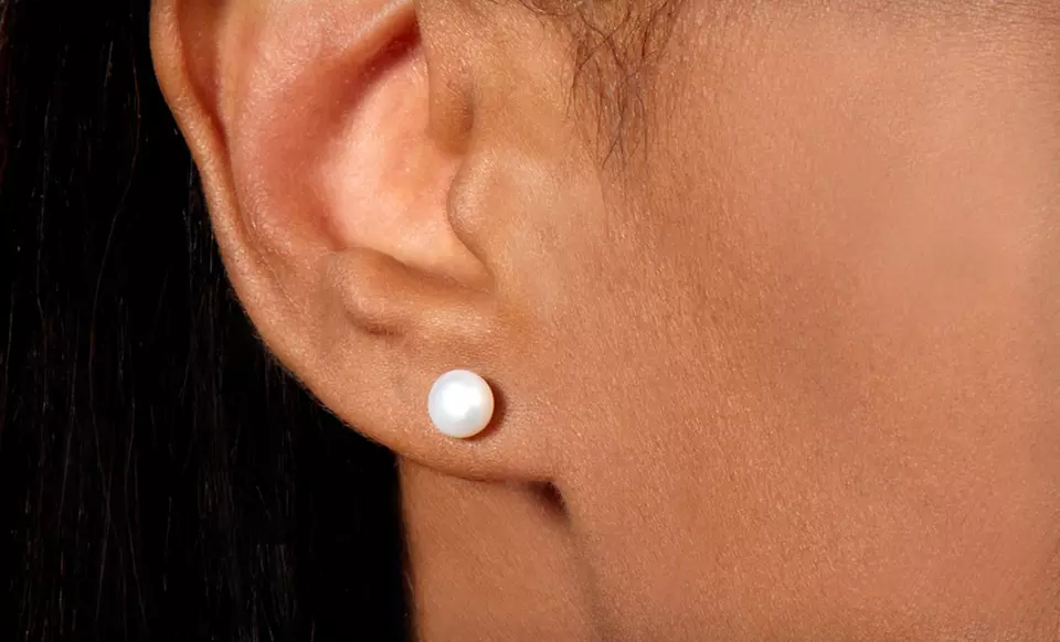 $54.99 for a Croton Freshwater-Pearl Watch, Bracelet, and Earring Set ($490 List Price) - Second Medium