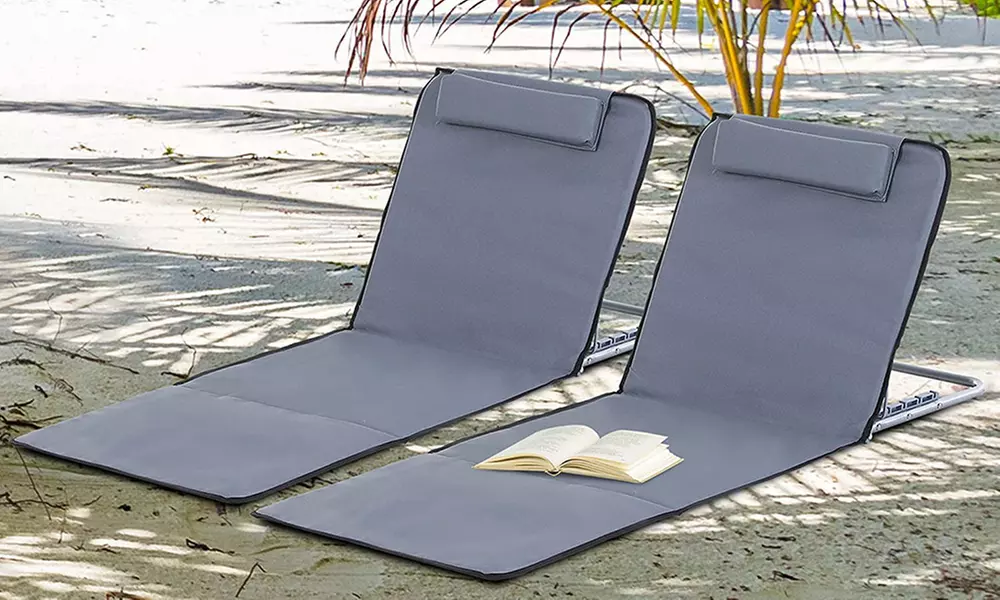 Outsunny Two Foldable Beach Mats - Primary Image