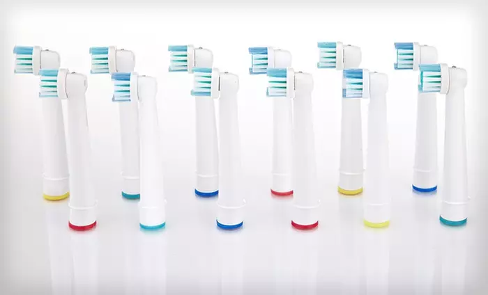 12-Pack of Replacement Toothbrush Heads - Second Medium