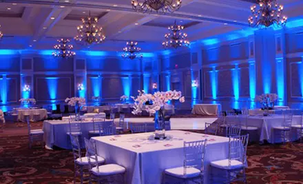 12 or 16 LED Uplights for Special-Event Decor from Gabro Event Services LLC (Up to 58% Off) - Primary Image