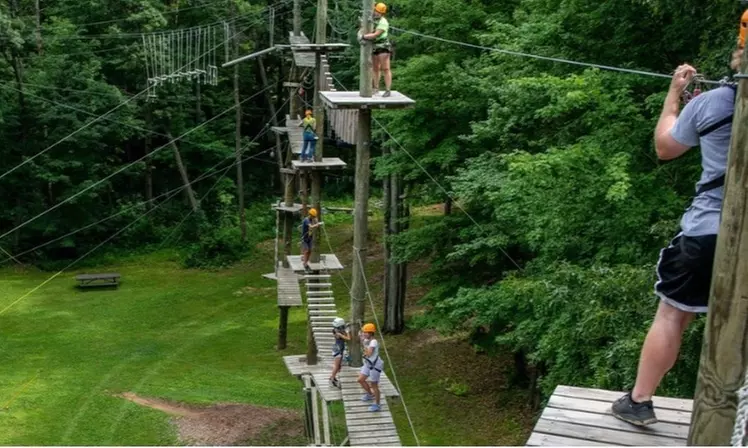 Ends June 16: Aerial Challenge Course or Kids Course at Trollhaugen Outdoor Recreation Area (Up to 42% Off) - Second Medium