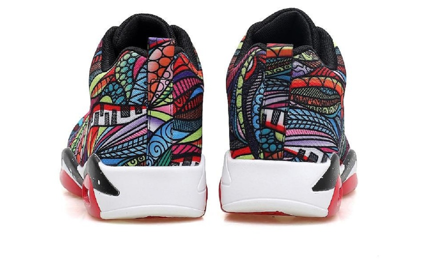 Image 4: Lightweight Patterned Trainers