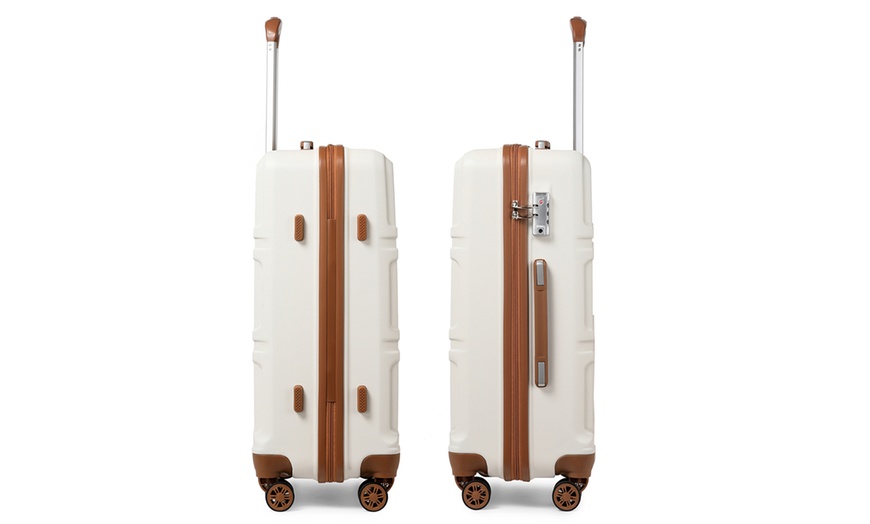 Image 19: Individual or 4 piece set of Miss Lulu suitcases