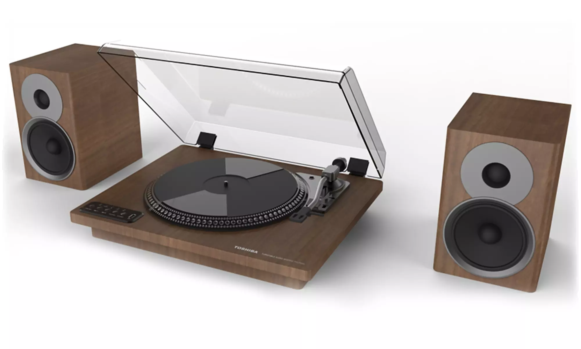 Toshiba TY-LP200 12" Bluetooth Turntable with Stereo Speakers - Second Medium