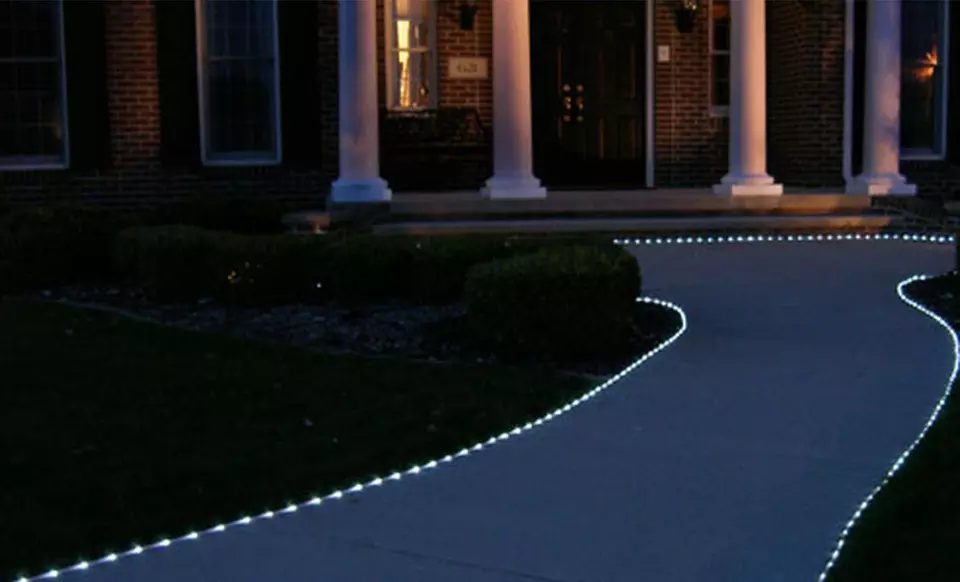 Solar 100-LED Rope Lights - Primary Image