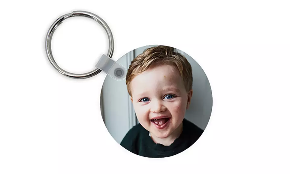 Porte-clé photo avec forme au choix avec Hello Deco - Second Medium