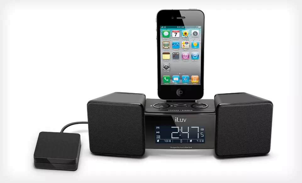 $39 for iLuv Vibro II Alarm Clock with Bed Shaker for iPhone and iPod ($79.99 List Price). Free Shipping and Returns. - Second Medium