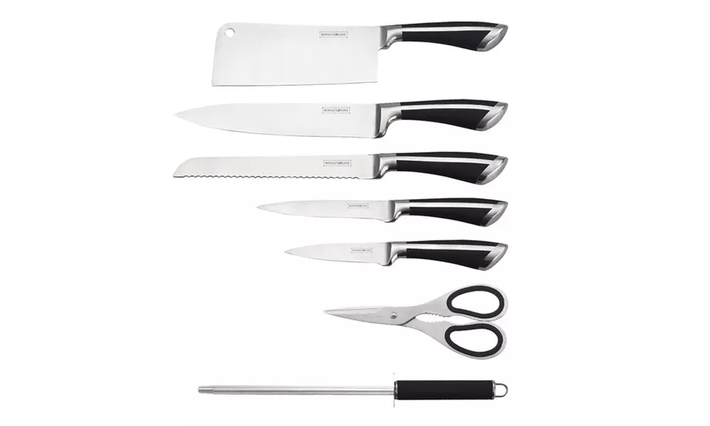 Royalty Line Seven-Piece Stainless Steel Knife Set With Stand for £22.99 (71% Off) - Image 5