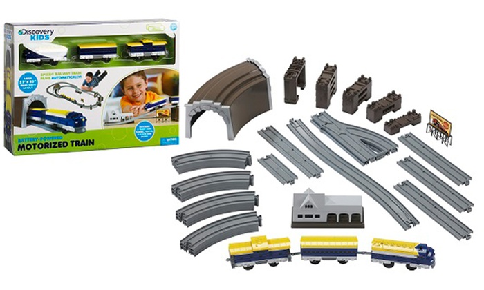 motorised toy train set