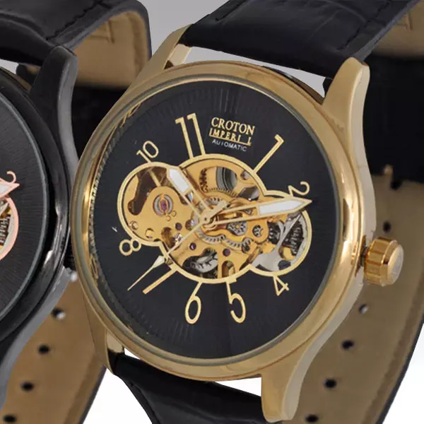 Croton Men's Skeleton Watches Groupon Goods