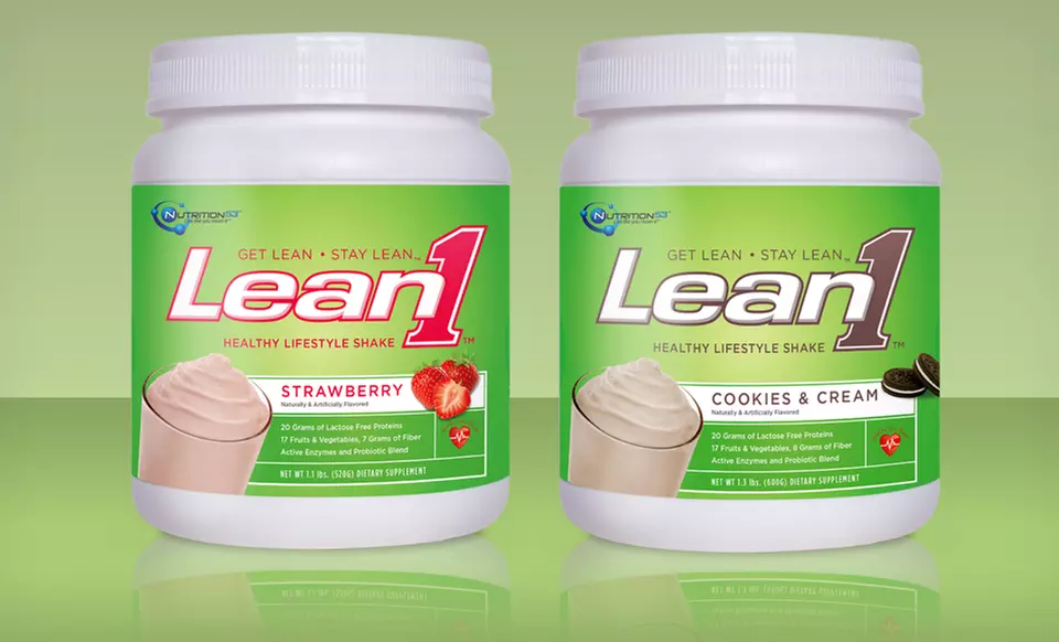 $19.99 for Nutrition53 Lean1 Meal-Replacement Shake Mix ($29.97 List Price). Multiple Flavors. Free Shipping. - Primary Image