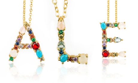 Collana placcata in oro 18 ct disponibile con diversi ciondoli e confezione regalo