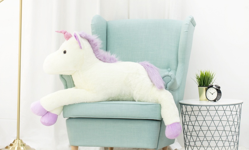 Image 3: Peluche en forme de licorne
