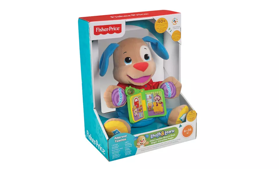 Fisher-Price Laugh & Learn Singin' Storytime Puppy. Free Returns. - Second Medium
