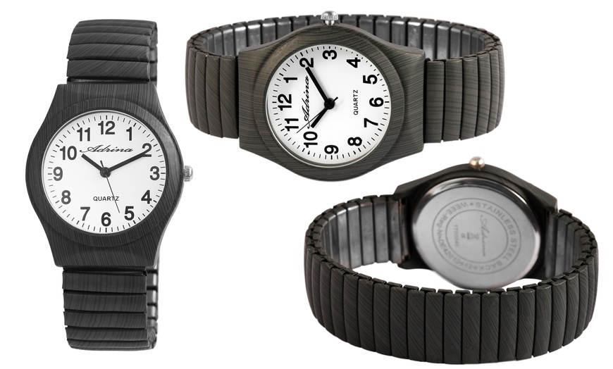 Image 4: 1 ou 2 montres analogiques 3 aiguilles pour femmes de la marque Adrina