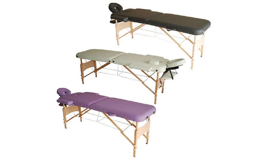 Image 1: Foldable Massage Table