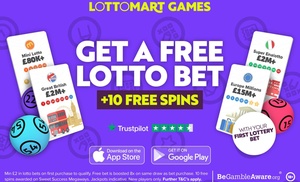 Free BET and 10 Free Spins on Your First Lottery Bet