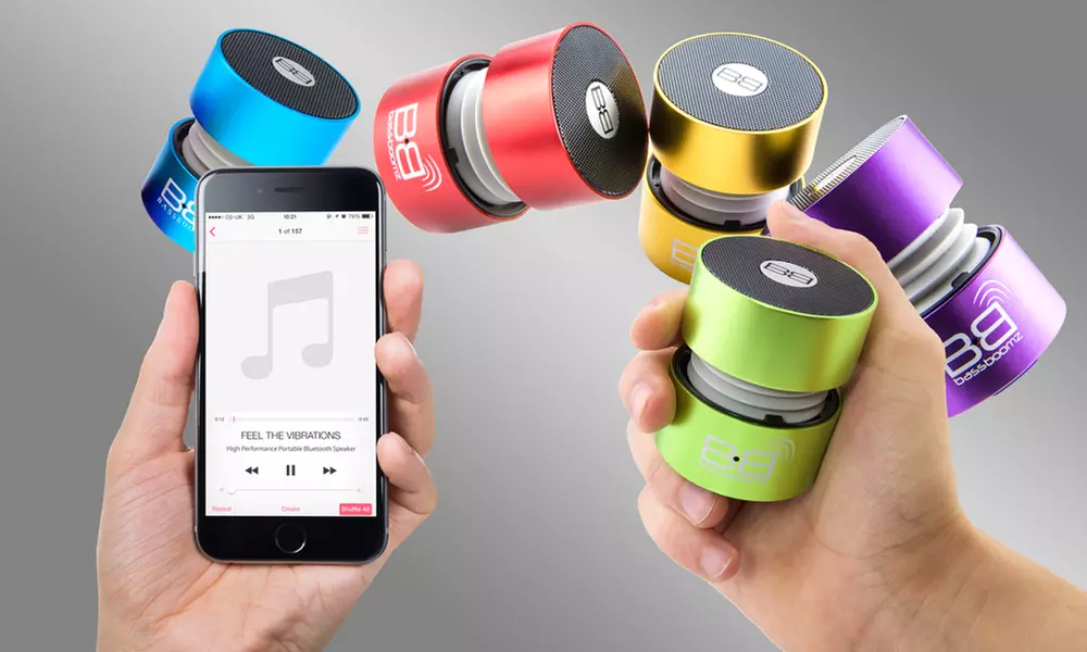 BassBoomz 2.0 Portable Wireless Bluetooth Speaker - Primary Image