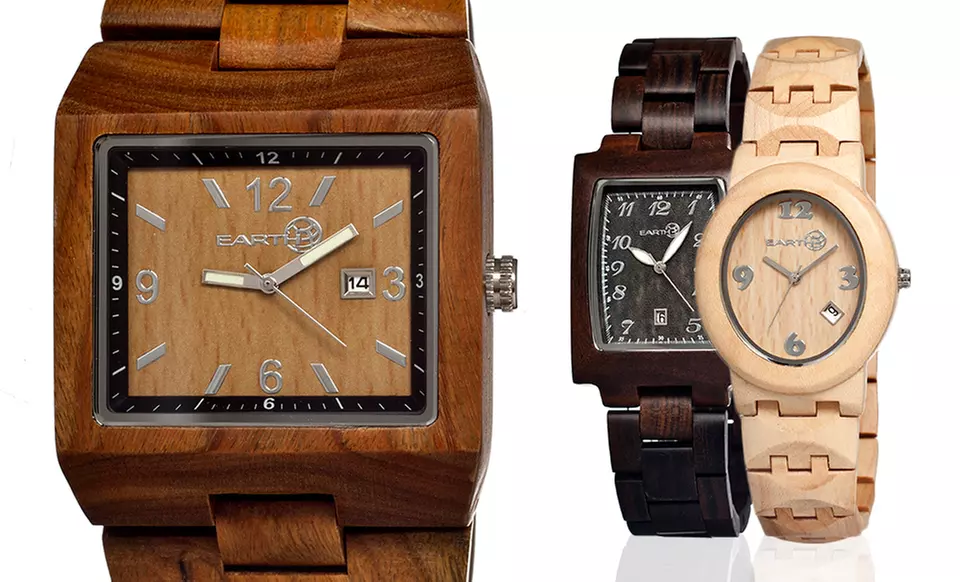 Earth Wood Watches for Men. Multiple Styles Available. Free Returns. - Primary Image