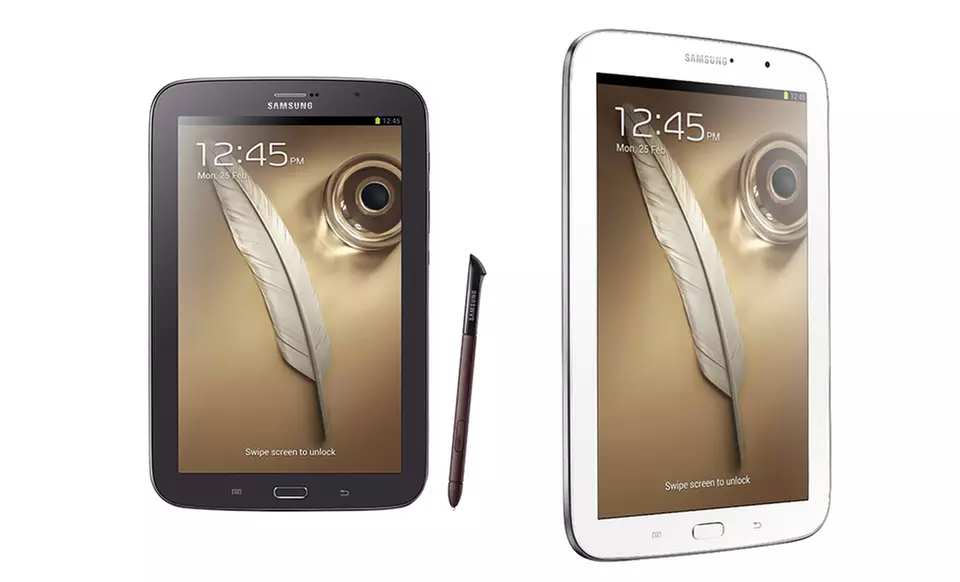 Samsung Galaxy Note 8.0 16GB 8" WiFi Tablet in Black/Brown or White (Manufacturer Refurbished). Free Returns. - Primary Image