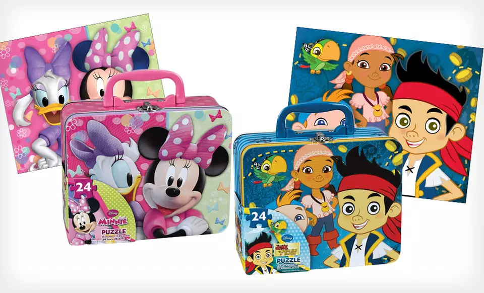 $7.99 for a Hello Kitty or Disney Character Puzzle Tin ($19.99 List Price). Four Puzzles Available. Free Returns. - Primary Image