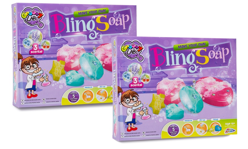 Image 2: Make Your Own Bling Soap Kit