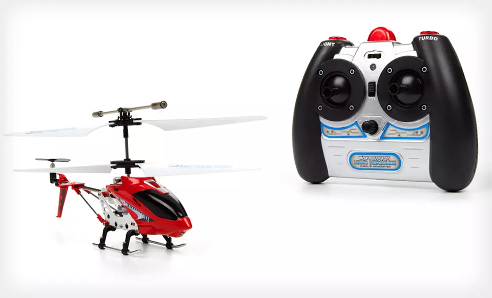 $21.99 for a Gyro Phantom Electric Helicopter in Blue, Red, or Yellow ($39.95 List Price). Free Shipping and Returns. - Second Medium