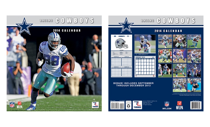 2014 NFL Team Wall Calendars | Groupon Goods