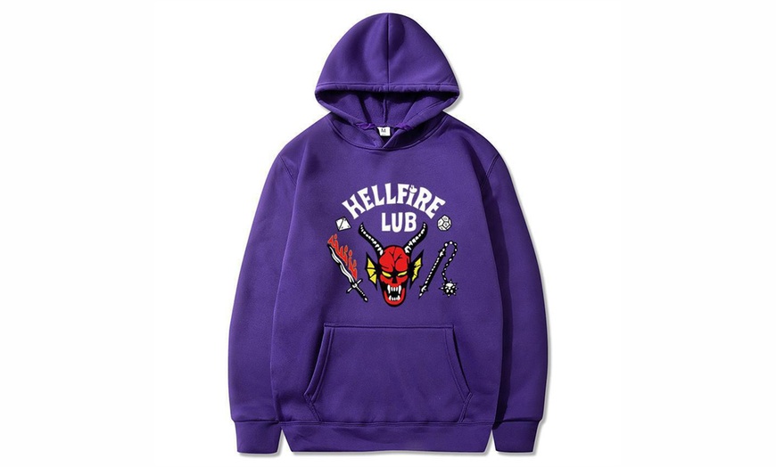 Image 13: Stranger Things Hellfire Club Hoodie